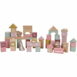 Little Dutch Building Blocks kocky z dreva 2 y+ Pink 50 ks vyobraziť