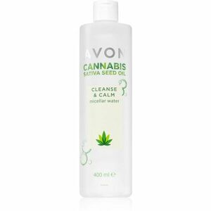 Avon Cannabis Sativa Oil Cleanse & Calm odličovacia micelárna voda s upokojujúcim účinkom 400 ml vyobraziť