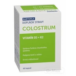 Babysmilk Colostrum + Vitamín D3+K2 vyobraziť