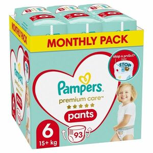 Pampers Premium Pants MSB S6 15+kg 93ks vyobraziť