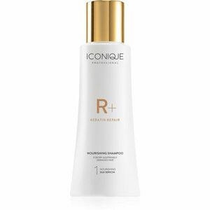 ICONIQUE Professional R+ Keratin repair Nourishing shampoo obnovujúci šampón s keratínom pre suché a poškodené vlasy 100 ml vyobraziť