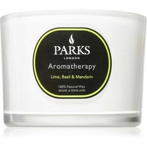 Parks London Aromatherapy Lime, Basil & Mandarin vonná sviečka 350 g vyobraziť