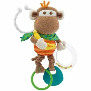 Chicco Baby Senses Monkey hryzadielko s hrkálkou 1 ks vyobraziť