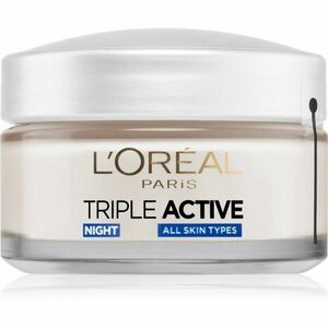 L’Oréal Paris Triple Active Night nočný hydratačný krém pre všetky typy pleti 50 ml vyobraziť