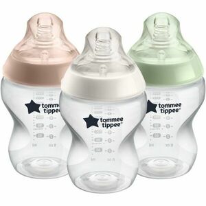 Tommee Tippee Closer To Nature Anti-colic Baby Bottles Set dojčenská fľaša Slow Flow 0m+ 3x260 ml vyobraziť