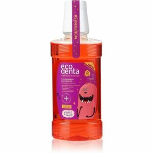 Ecodenta Super + osviežujúca ústna voda pre deti príchuť Strawberry 250 ml vyobraziť
