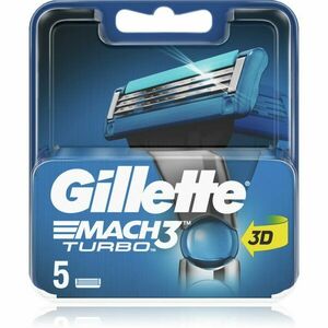 Gillette Mach3 Turbo náhradné hlavice 5 ks vyobraziť