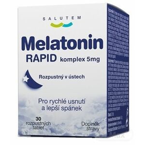 Melatonin RAPID komplex 5mg SALUTEM vyobraziť
