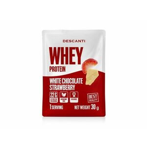 Descanti Whey Protein White Chocolate Strawberry 30g vyobraziť