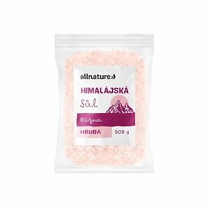 Allnature Himalájská soľ ružová hrubá vyobraziť