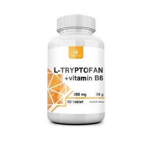 Allnature L-Tryptofan + Vitamin B6 200 Mg 60 Tbl. vyobraziť