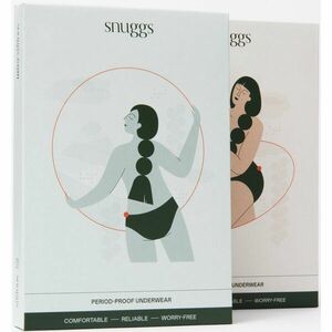 Snuggs Period Underwear Classic: Medium Flow Black látkové menštruačné nohavičky na strednú menštruáciu veľkosť XS 1 ks vyobraziť