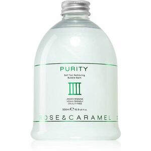 Rose & Caramel Purity pena do kúpeľa na odstránenie samoopaľovacích prípravkov 500 ml vyobraziť