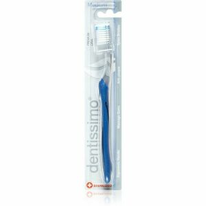 Dentissimo Toothbrushes Medium zubná kefka stredná tvrdosť odtieň Dark blue 1 ks vyobraziť
