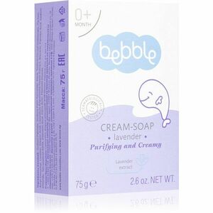 Bebble Cream-Soap Lavender krémové mydlo s levanduľou 75 g vyobraziť