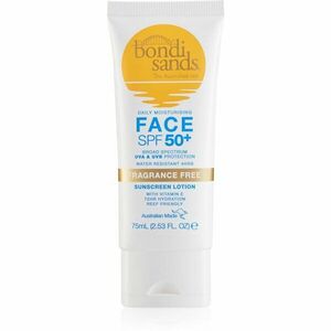 Bondi Sands SPF 50+ Face Fragrance Free opaľovací krém na tvár bez parfumácie SPF 50+ 75 ml vyobraziť