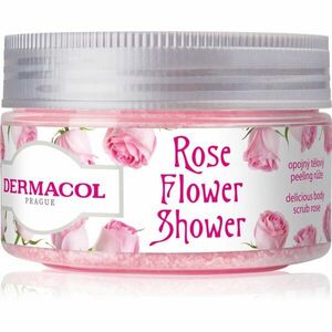 Dermacol Flower Care Rose cukrový telový peeling 200 g vyobraziť