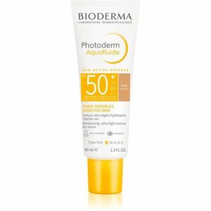 Bioderma Photoderm Aquafluid ochranný tónovaný fluid na tvár SPF 50+ odtieň Golden 40 ml vyobraziť