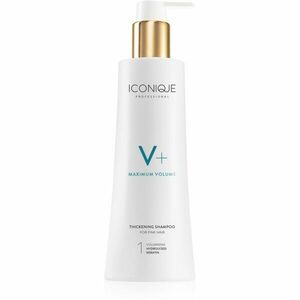 ICONIQUE Professional V+ Maximum volume Thickening shampoo šampón pre objem jemných vlasov 250 ml vyobraziť