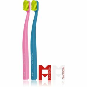 MEDIBLANC 5490 Ultra Soft zubné kefky ultra soft Pink, Blue 2 ks vyobraziť