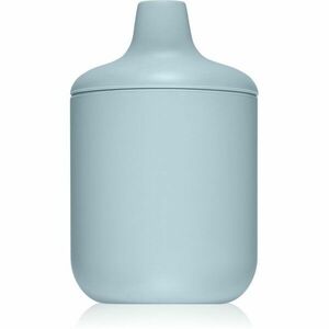 Mushie Silicone Sippy Cup hrnček Powder-blue 175 ml vyobraziť