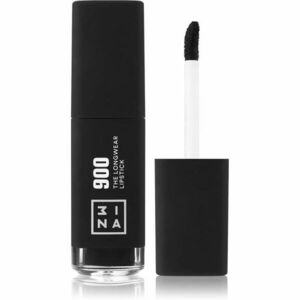 3INA The Longwear Lipstick dlhotrvajúci tekutý rúž odtieň 900 - Black 6 ml vyobraziť