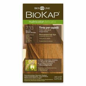 BIOKAP Farba na vlasy 7.33 Blond zlatá pšenica 140 ml vyobraziť