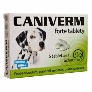 CANIVERM Forte 0, 7 g 6 tabliet vyobraziť