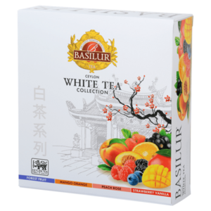 BASILUR White tea assorted prebal 40 gastro vreciek vyobraziť
