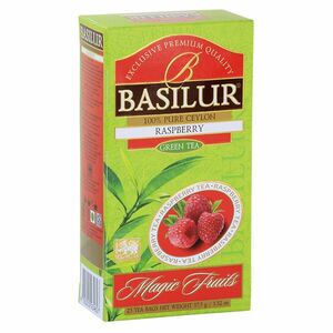 BASILUR Magic Raspberry zelený čaj 25 vrecúšok vyobraziť