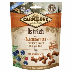 CARNILOVE Dog Crunchy Snack Ostrich&Blackberries 200 g vyobraziť