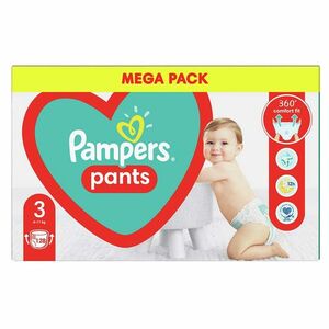 PAMPERS Pants veľ.3 Plienkové nohavičky 6-11 kg 128 ks vyobraziť