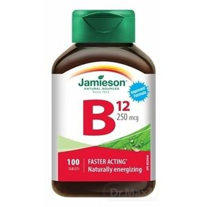 JAMIESON VITAMÍN B12 METYLKOBALAMÍN 250 µg vyobraziť