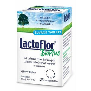 LactoFlor BioPlus žuvacie tablety vyobraziť