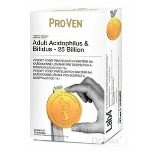 Pro-Ven Adult Acidophilus & Bifidus - 25 Billion vyobraziť