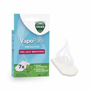 VICKS VH7V1 VapoPads NEW Vankúšiky s vôňou mentolu, 7 ks vyobraziť
