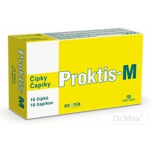 PROKTIS-M rektálne čapíky na hojenie rán s obsahom kyseliny hyalurónovej vyobraziť