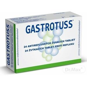 Gastrotuss tablety žuvacie antirefluxné tablety vyobraziť