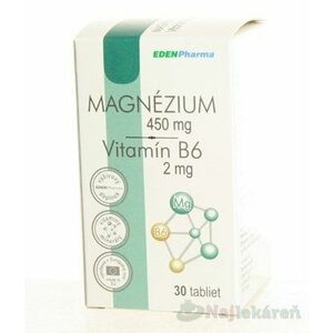 EDENPharma MAGNÉZIUM + Vitamín B6 30 tabliet vyobraziť