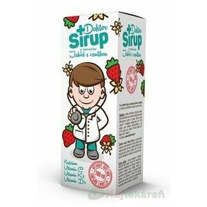 Doktor Sirup s príchuťou jahôd s vanilkou 100 ml vyobraziť