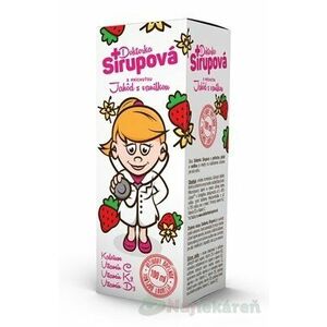 Pharmadis Doktorka Sirupová s príchuťou jahôd s vanilkou 100 ml vyobraziť