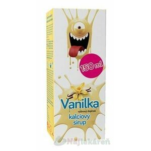 Vulm Kalciový sirup Vanilka 150 ml vyobraziť