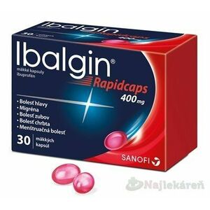 Ibalgin Rapidcaps 400 mg 30cps vyobraziť