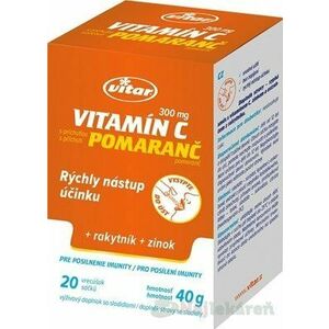 VITAR vitamín C 300 mg + rakytník + zinok vyobraziť