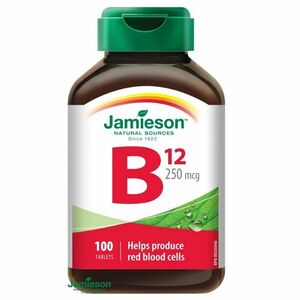 Jamieson Vitamín B12 KYANOKOBALAMÍN 250 µg 100 tbl vyobraziť
