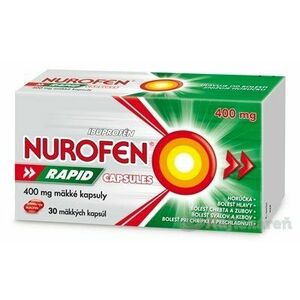 NUROFEN Rapid 400 mg proti bolesti a horúčke 30 kapsúl, Akcia vyobraziť