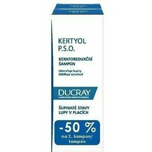 DUCRAY KERTYOL P.S.O. keratoredukčný šampón 2x200ml, Pri nákupe 2 produktov zľava 20% vyobraziť