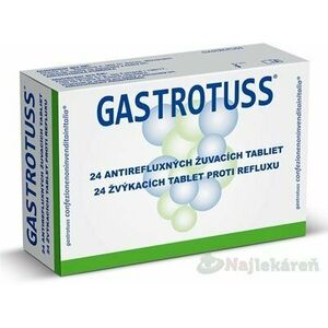 Gastrotuss tabliety žuvacie antirefluxné 24 ks, Akcia vyobraziť