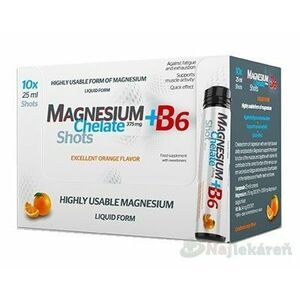 MAGNESIUM Chelate + B6 orange, ampulky na pitie, 10x25 ml vyobraziť
