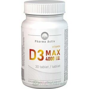 Pharma Activ Vitamin D3 MAX 4000 I.U. vyobraziť